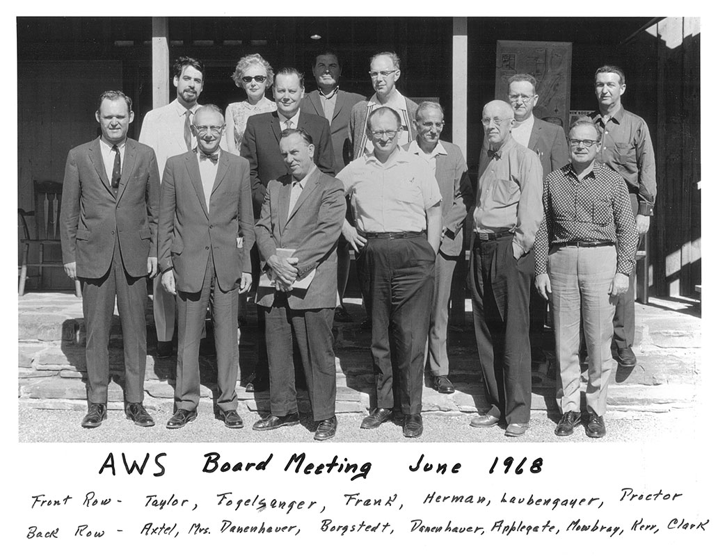 American Wine Society Meeting in 1968