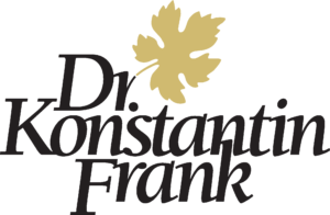 White Dr. Konstantin Frank logo.