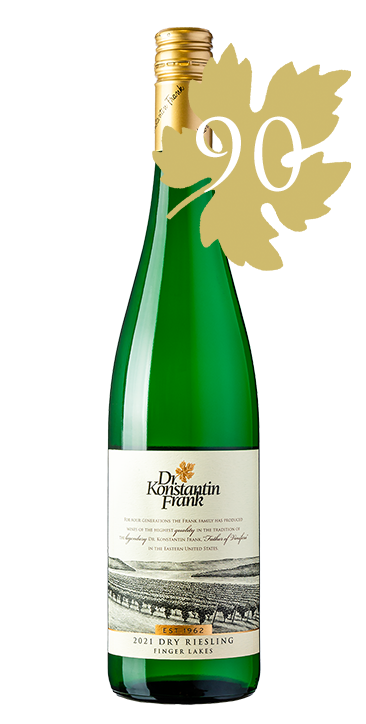2021 Dry Riesling with 90 Points